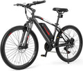 Electric Bike, 350W Powerful Motor with 13AH Removable Battery, Shimano 21 Speed, Up to 46 Miles Per Charge, 26 Inches Wheels, Mountain Electric Bicycle for Adults Black