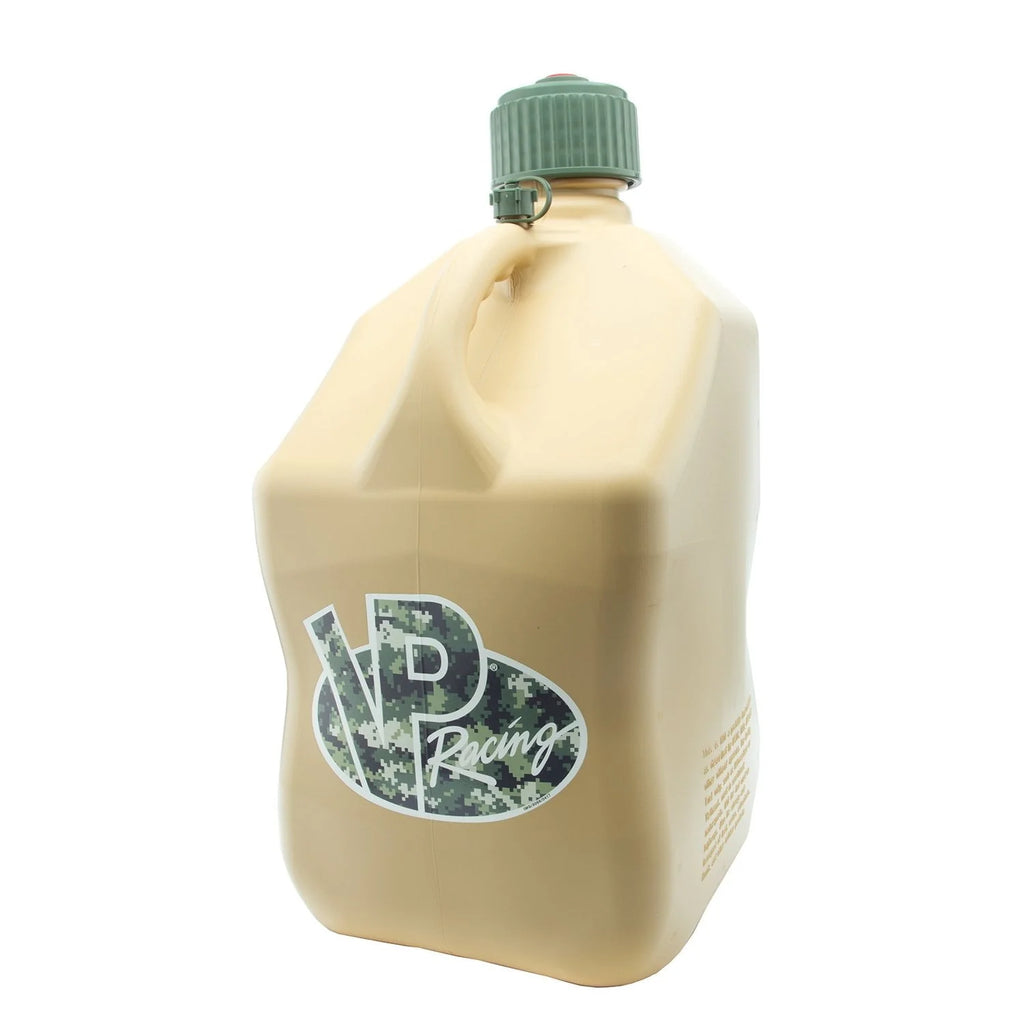 VP Racing Fuels 5.5 Gal Utility Jugs (4 Pack) w/ 14 In Hose, Tactical Tan