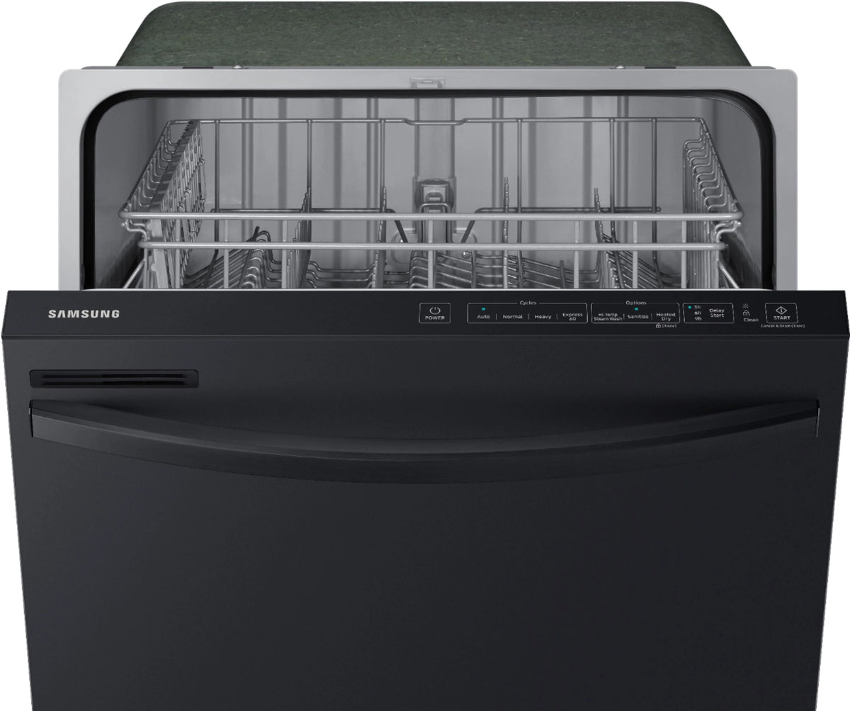 Samsung - 24 Top Control Built-In Dishwasher - Black stainless steel