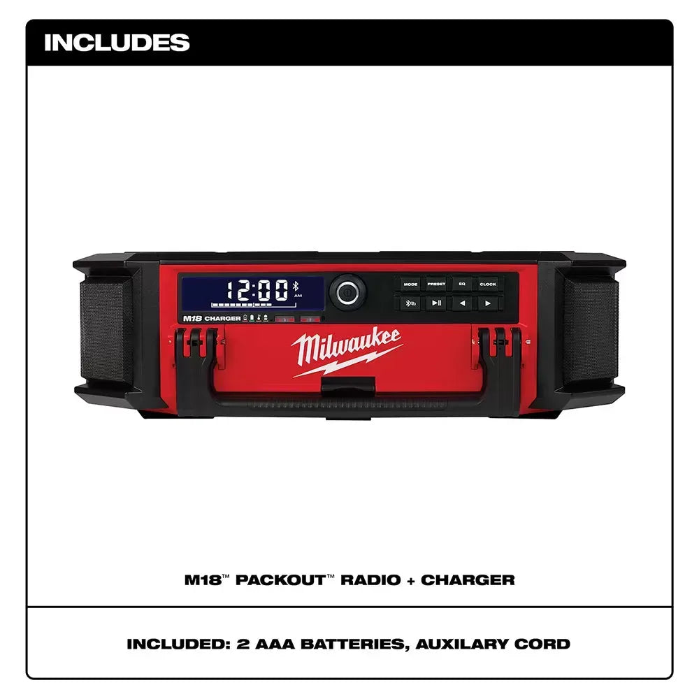 Milwaukee Pre-Sale 2950-20 M18 18V PACKOUT Radio Charger - Bare Tool