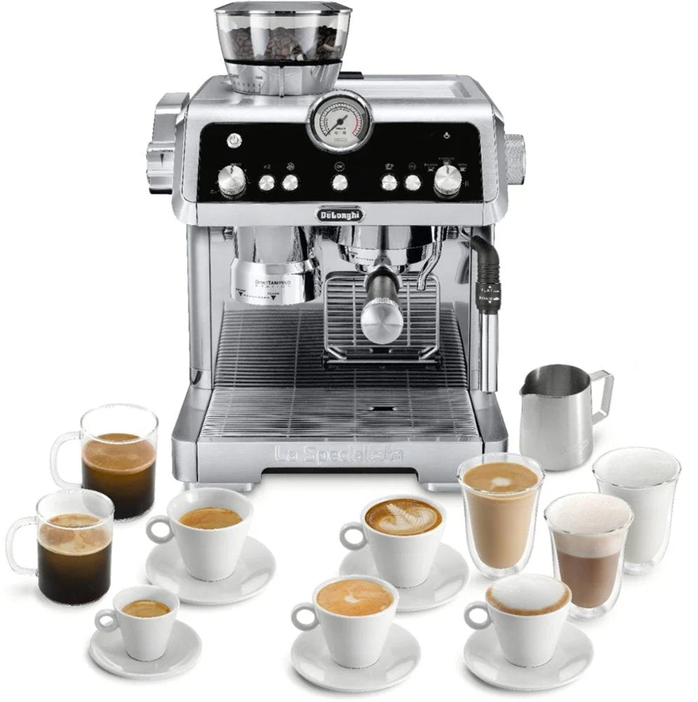 De'Longhi - La Specialista Espresso Machine with 19 bars of pressure and Milk Frother - Stainless Steel