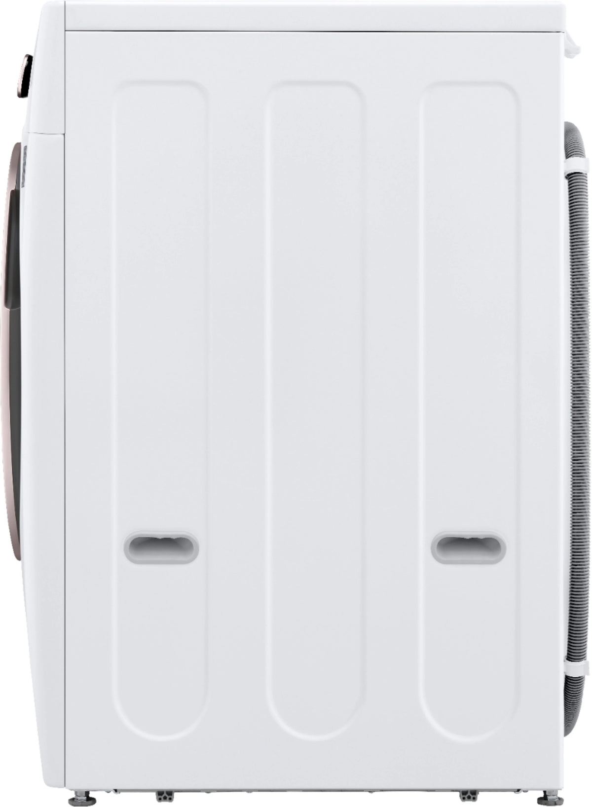 LG - 4.5 Cu. Ft. High-Efficiency Stackable Smart Front Load Washer with Steam and Built-In Intelligence - White