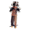 Halloween Outdoor Standing Clown Decorations, Life Size Animatronic Scary The
