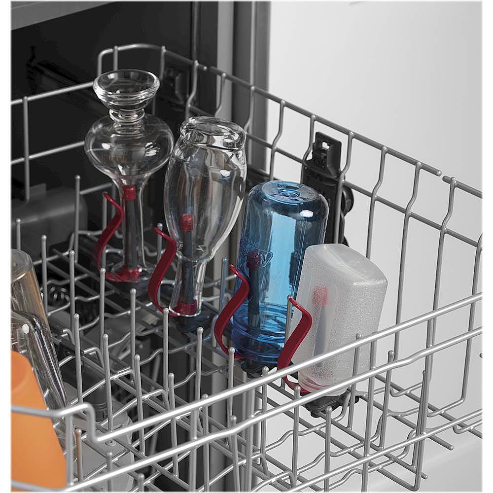 GE - 24 Top Control Tall Tub Built-In Dishwasher - Stainless steel