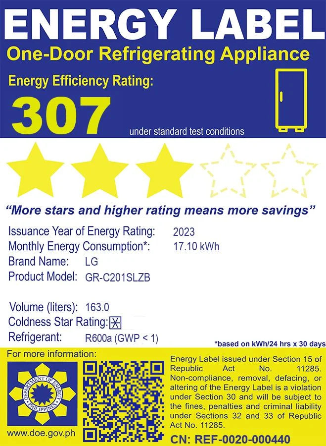 6 Cu. Ft. Refrigerator Inverter