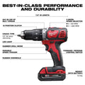 Milwaukee Pre-Sale Pre-Sale 2607-22 M18 18V 1/2 Compact Hammer Drill/Driver w/ Batteries