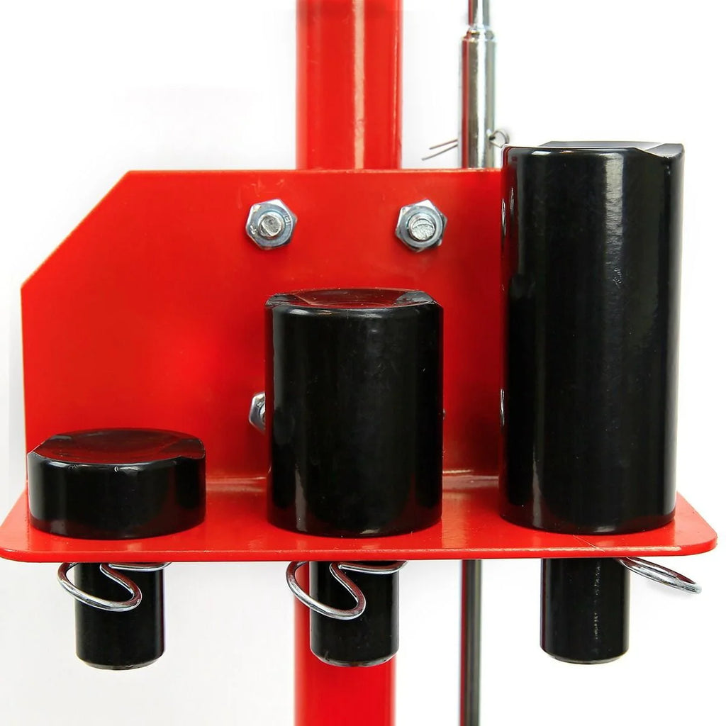 XtremepowerUS 22 Ton Floor Jack Hydraulic Air Axle Bottle 22-Ton Capacity Jack w/ Extension Saddle Set