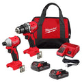 Milwaukee Pre-Sale Pre-Sale 3692-22CT M18 18V Compact Brushless 2 Tool Drill/Driver Combo Kit
