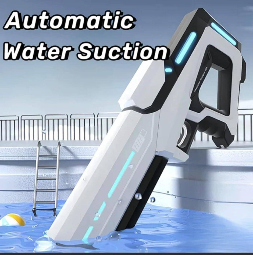 Motorized Water Gun with Auto Suction and 8-10 Meter Range, 500mAh  Battery