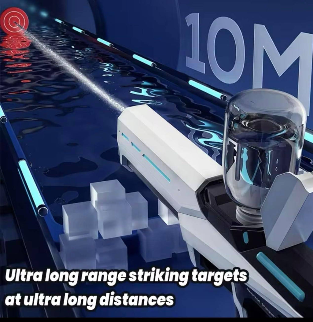 Motorized Water Gun with Auto Suction and 8-10 Meter Range, 500mAh  Battery