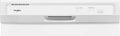 Whirlpool - 24 Front Control Built-In Dishwasher with 1-Hour Wash Cycle, 55dBA - White