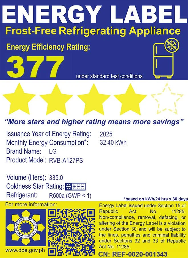 12.7 Cu. Ft. Bottom-Freezer Refrigerator Inverter with Practical Storage