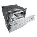 LG - STUDIO 24 Top Control Smart Built-In Stainless Steel Tub Dishwasher with 3rd Rack, QuadWash, True Steam and 40dBA - Stainless steel