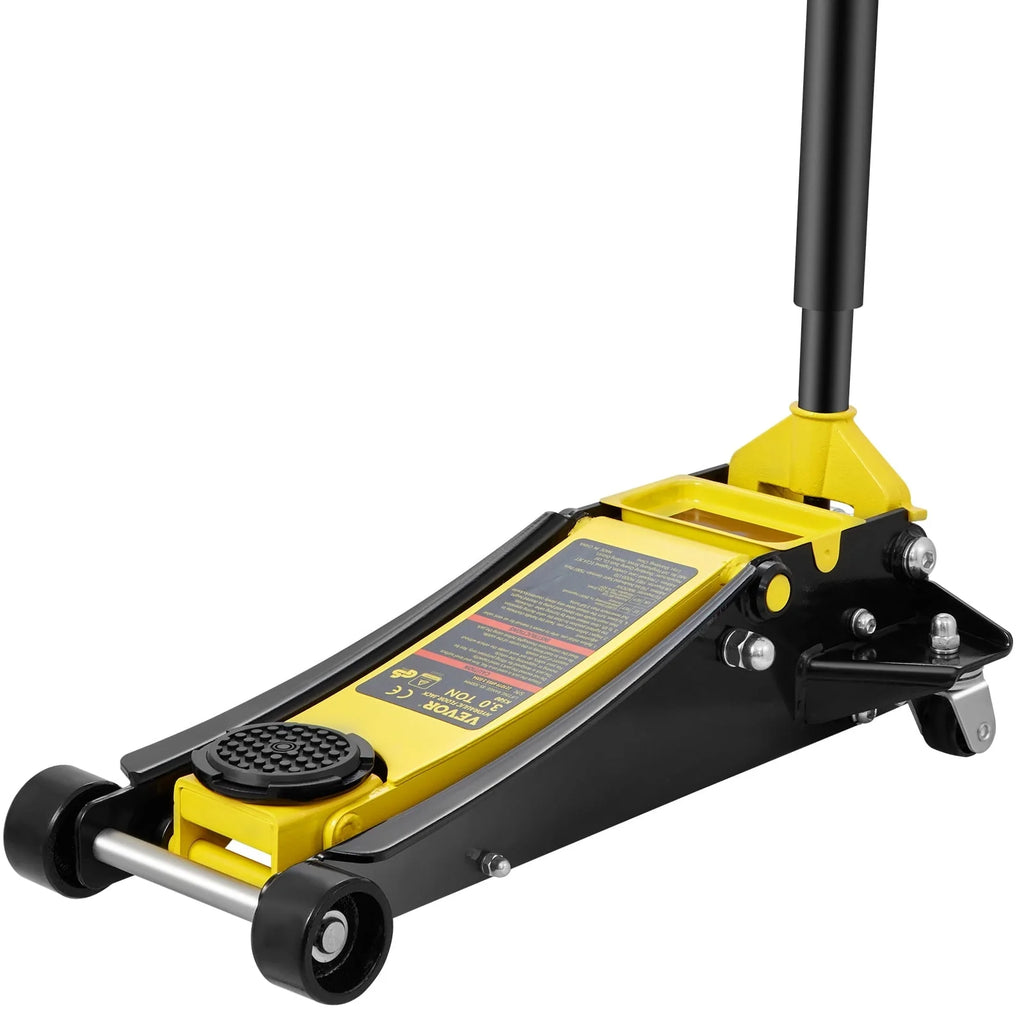 BENTISM Low Profile Floor Jack 3 Ton Heavy Duty Steel Dual Piston Rapid Pump