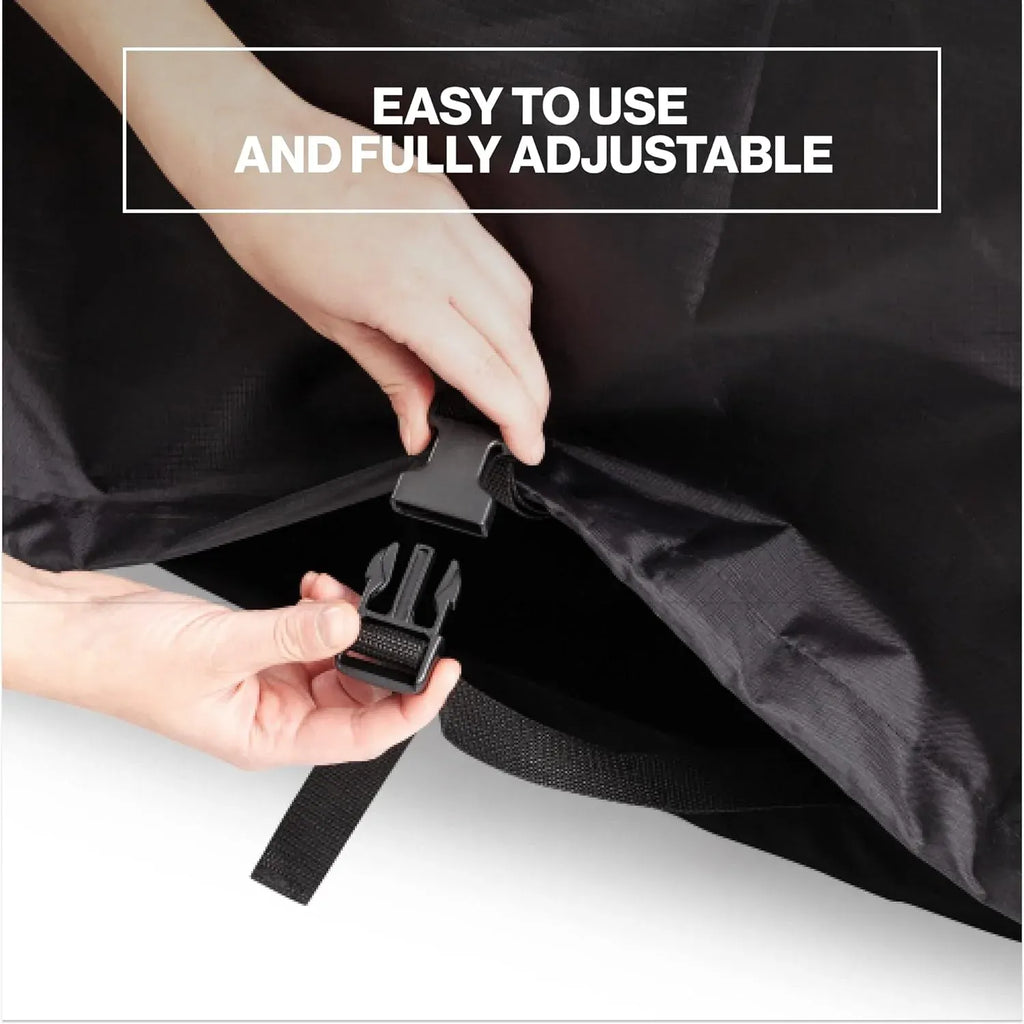 Bike Cover - Waterproof Outdoor & Indoor Bicycle Storage For 1 to 3 Bikes - Heavy Duty Ripstop 210D Tent Material - Stationary Electric Bike Protection for All Seasons