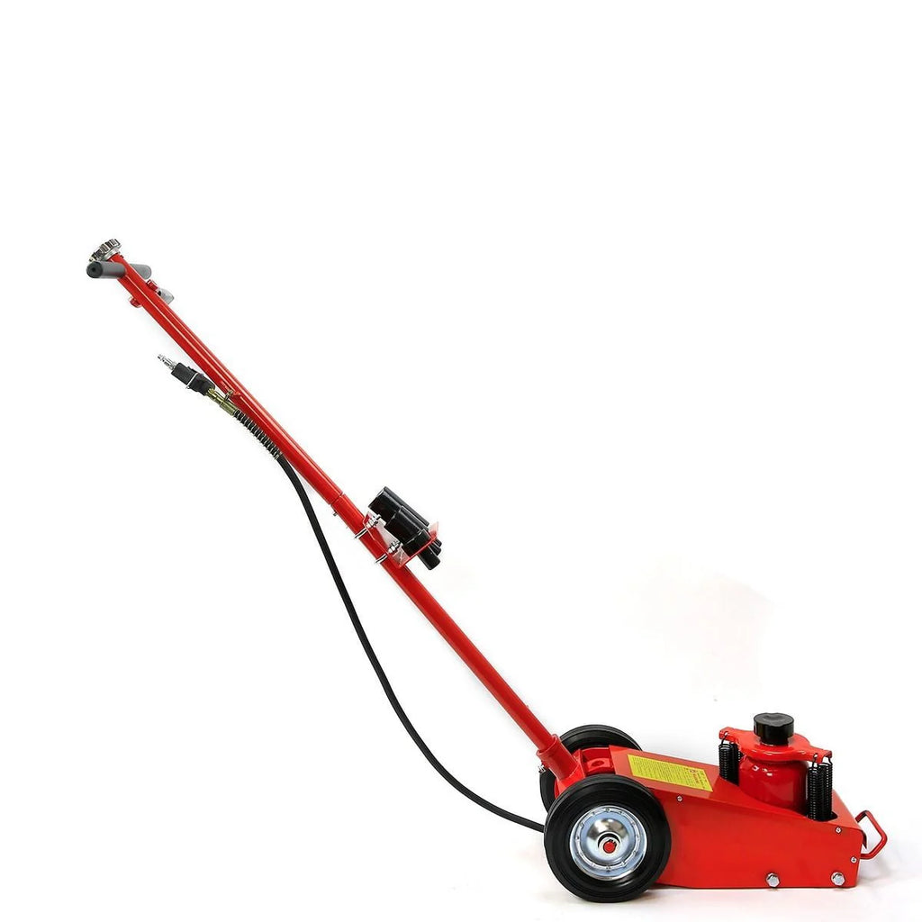 XtremepowerUS 22 Ton Floor Jack Hydraulic Air Axle Bottle 22-Ton Capacity Jack w/ Extension Saddle Set