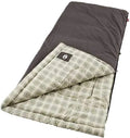 Coleman Heritage Big & Tall 10Â°F Flannel Sleeping Bag, XL Sleeping Bag Fits Adults up to 6ft 7in Tall, Machine Washable, Great for Camping, Hunting, Guests, & More