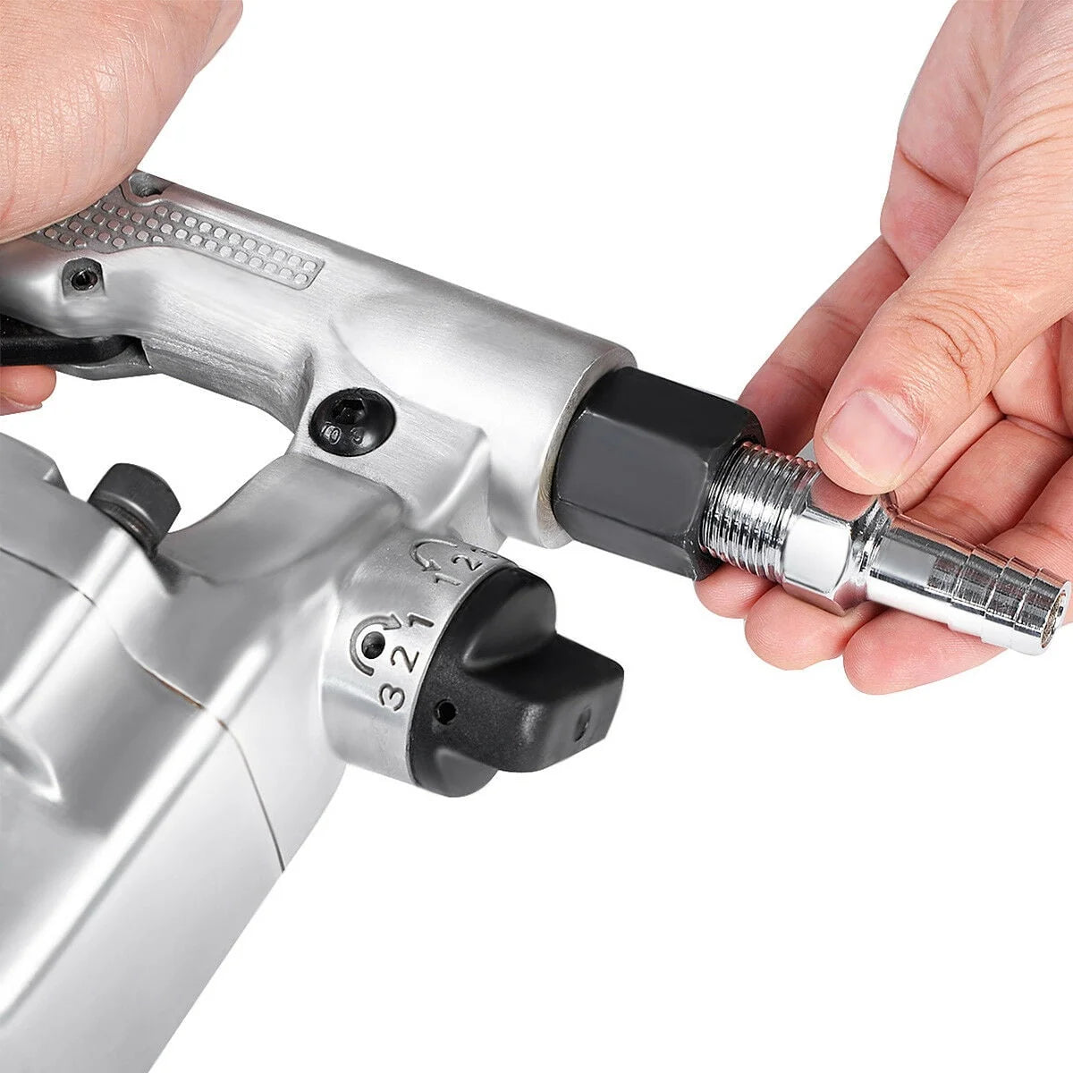 Goplus Heavy Duty 1 Air Impact Wrench Gun Long Shank Commercial Truck Mechanics w/Case