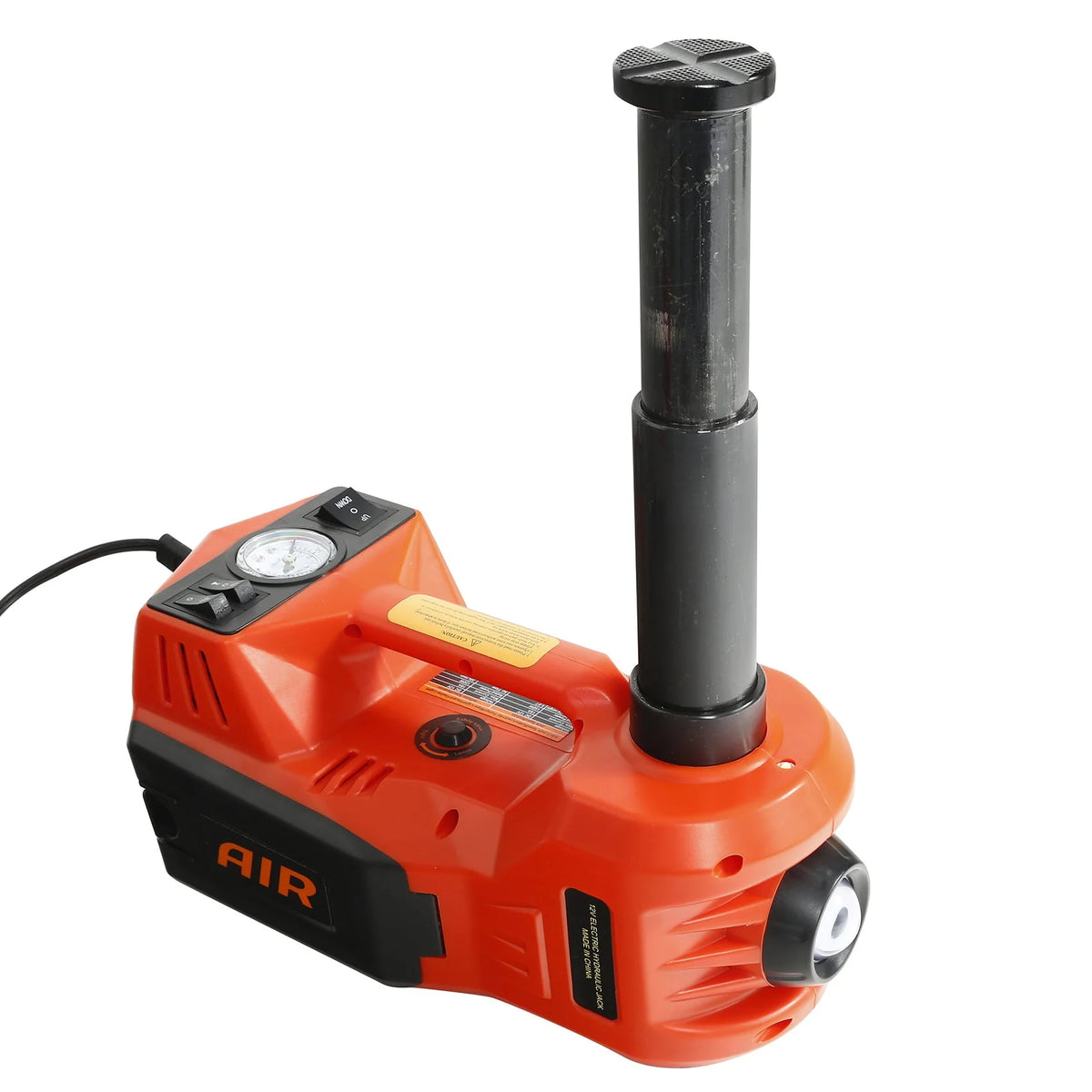 TCFUNDY 5 Ton Hydraulic Car Jack Kit Electric Floor Jack Lift Kit w/ Impact Wrench & Tire Inflator Pump