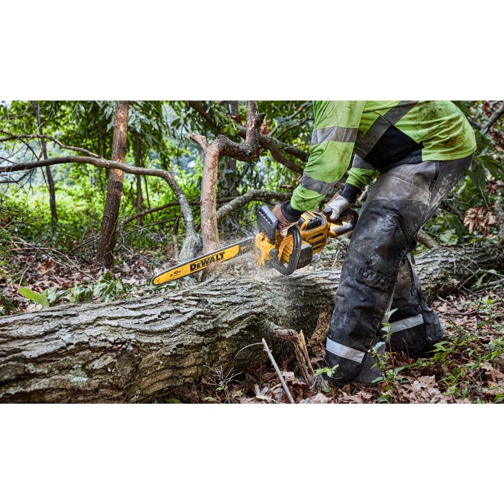 DEWALT 60V MAX Chainsaw 18 Brushless Cordless Kit DCCS672X1 from DEWALT
