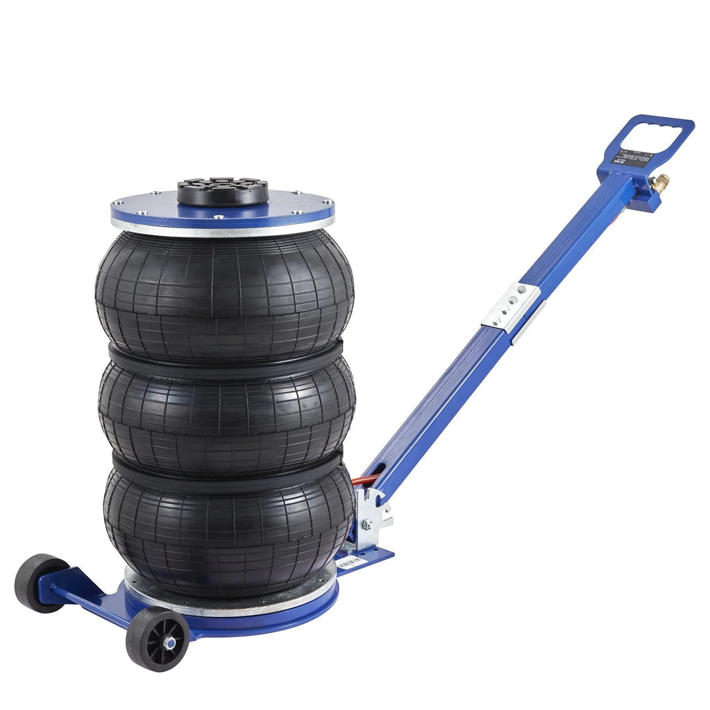 BENTISM Air Jack, 5 Ton/11000 lbs Triple Bag Air Jack, Airbag Jack with Six Steel Pipes, Lift up to 17.7, 3-5 s Fast Lifting Pneumatic Jack, with Adjustable Long Handles for Cars, Garages, Repair