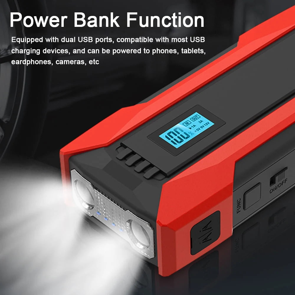 SABO 1200A Car Jump Starter Boost Your Automobile Battery and Your Devices