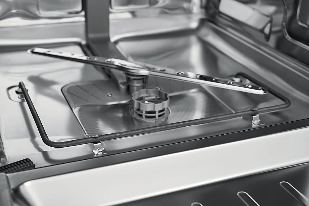 Frigidaire - 24 Compact Front Control Built-In Dishwasher with Stainless Steel Tub, 52 dBA - Stainless steel
