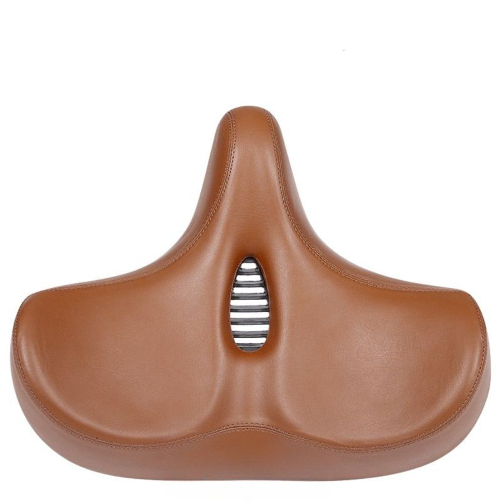 Oversized Bike Saddle with Dual Spring Suspension and Ventilated Foam  Cushion