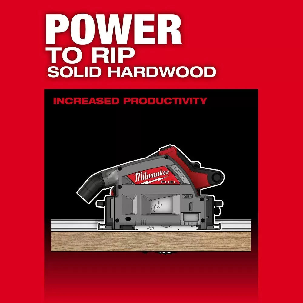 Milwaukee 2831-21TB M18 FUEL 18V Track Saw Kit w/ 55 Track Saw Guide and Blade