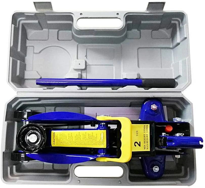 Dayplus 2T Floor Jack Car Trolley Jack Hydraulic Jack Quick Lift Jack with 2pcs Axle Stands 3 Ton