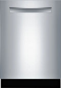 Bosch - 800 Series 24 Top Control Built-In Dishwasher with CrystalDry, Stainless Steel Tub, 3rd Rack, 42 dBa - Stainless steel
