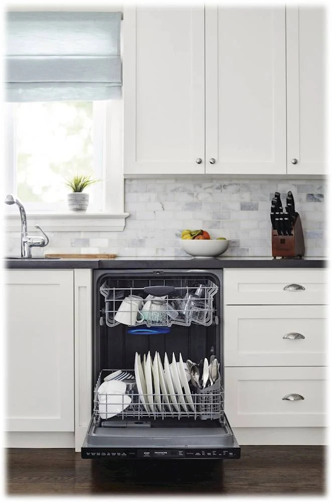 Frigidaire - Gallery 24 Top Control Tall Tub Built-In Dishwasher - Stainless steel