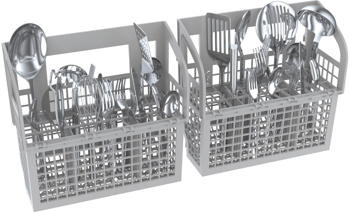 Bosch - 800 Series 24 Top Control Built-In Dishwasher with CrystalDry, Stainless Steel Tub, 3rd Rack, 42 dBa - Stainless steel