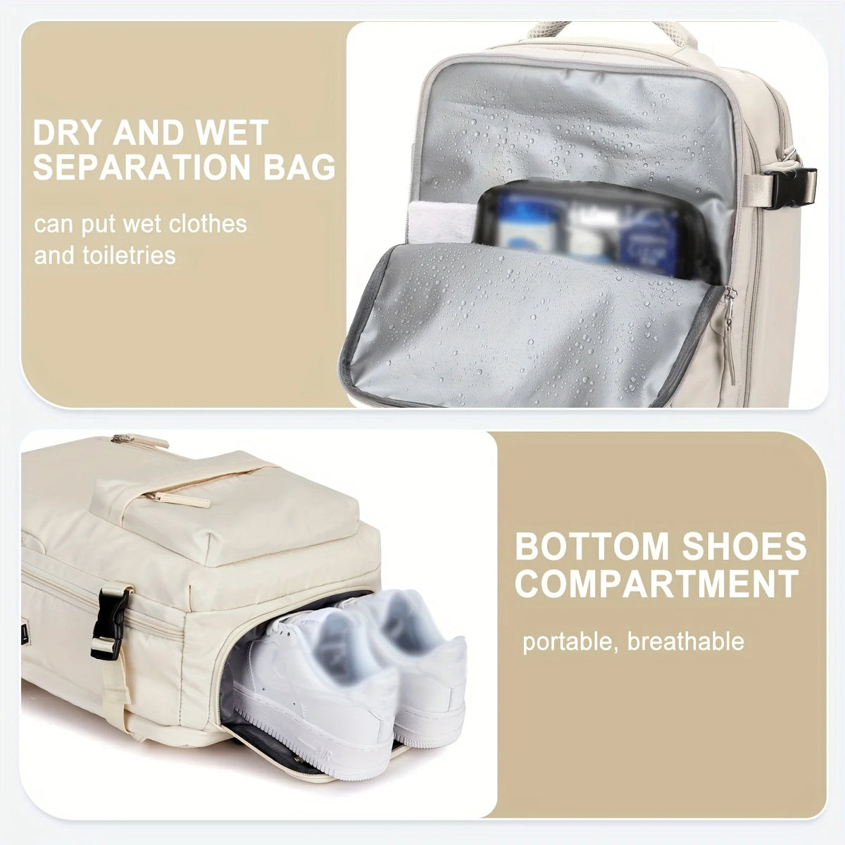 Multi-Pocket Travel Backpack