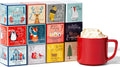 Hot Chocolate Gift Set with 12 Gourmet Flavors and Festive Holiday Packaging