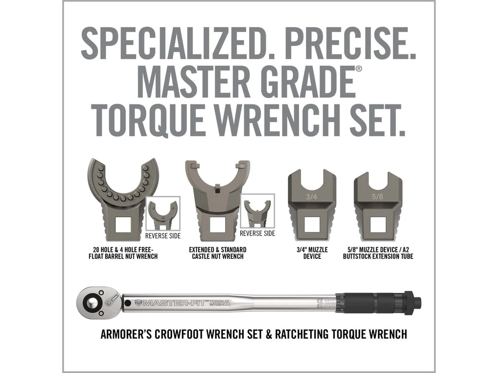 Real Avid Master Fit A2 - Crowfoot Wrench Set 5 Pieces