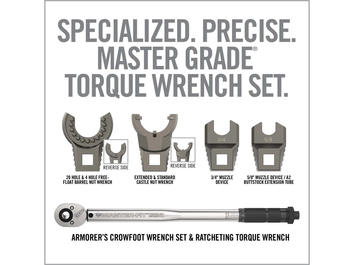 Real Avid Master Fit A2 - Crowfoot Wrench Set 5 Pieces