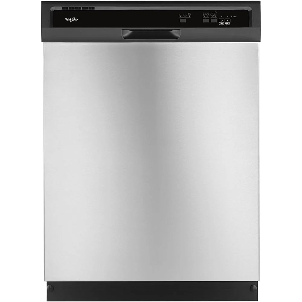 Whirlpool - 24 Tall Tub Built-In Dishwasher - Stainless steel