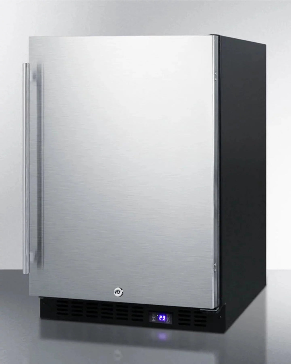 24 Wide Outdoor All-Freezer, Black Cabinet