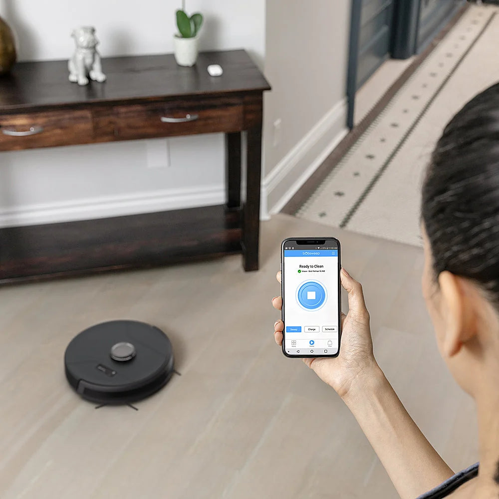 bObsweep - PetHair SLAM Wi-Fi Connected Robot Vacuum and Mop - Jet