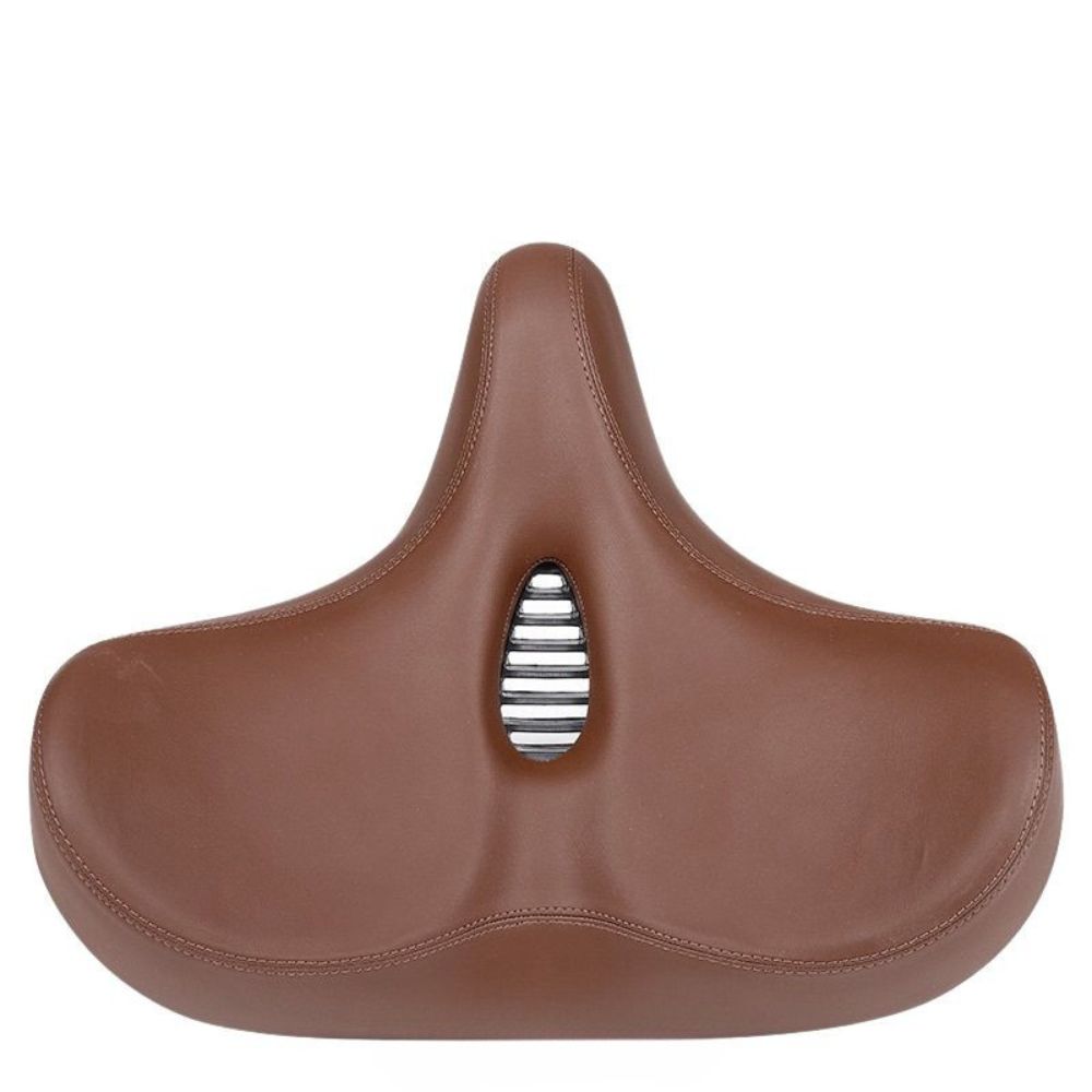 Oversized Bike Saddle with Dual Spring Suspension and Ventilated Foam  Cushion