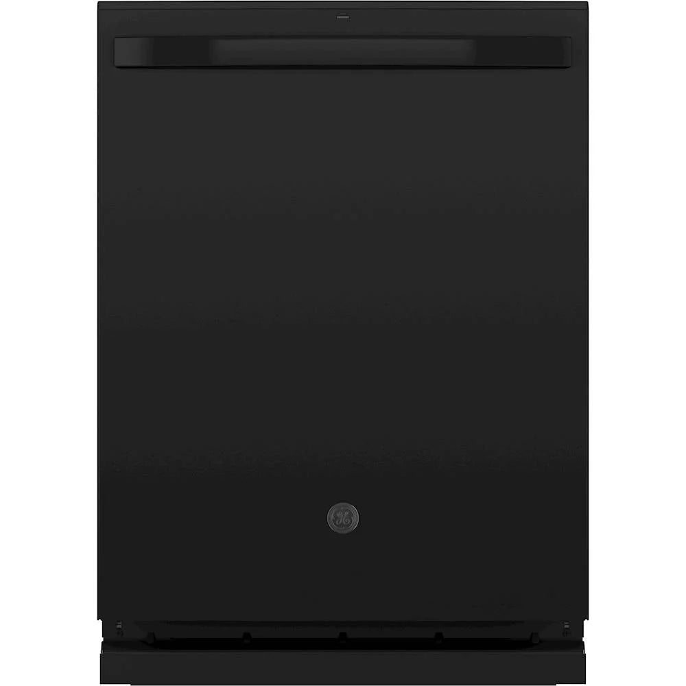 GE - Top Control Built-In Dishwasher with Stainless Steel Tub, 3rd Rack, 46dBA - Black