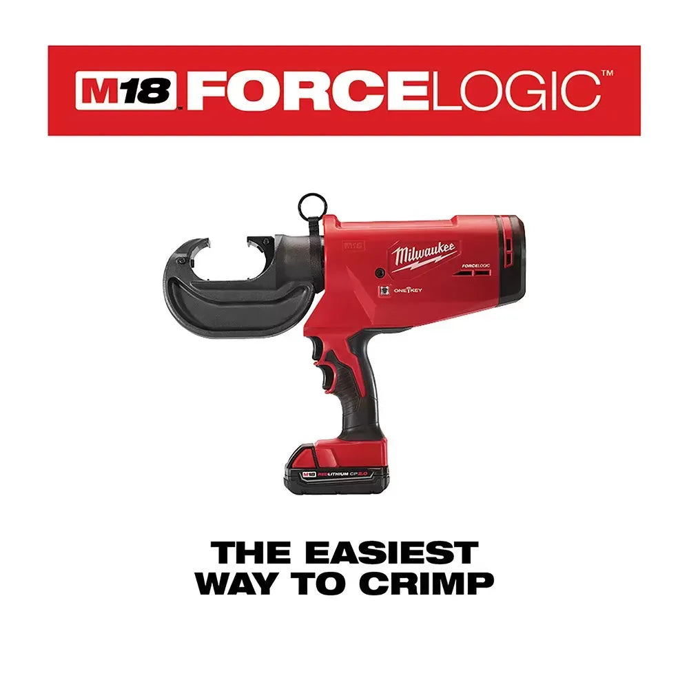 Milwaukee 2779-22 M18 18V FORCE LOGIC 750 MCM Cordless Li-Ion Crimper Kit