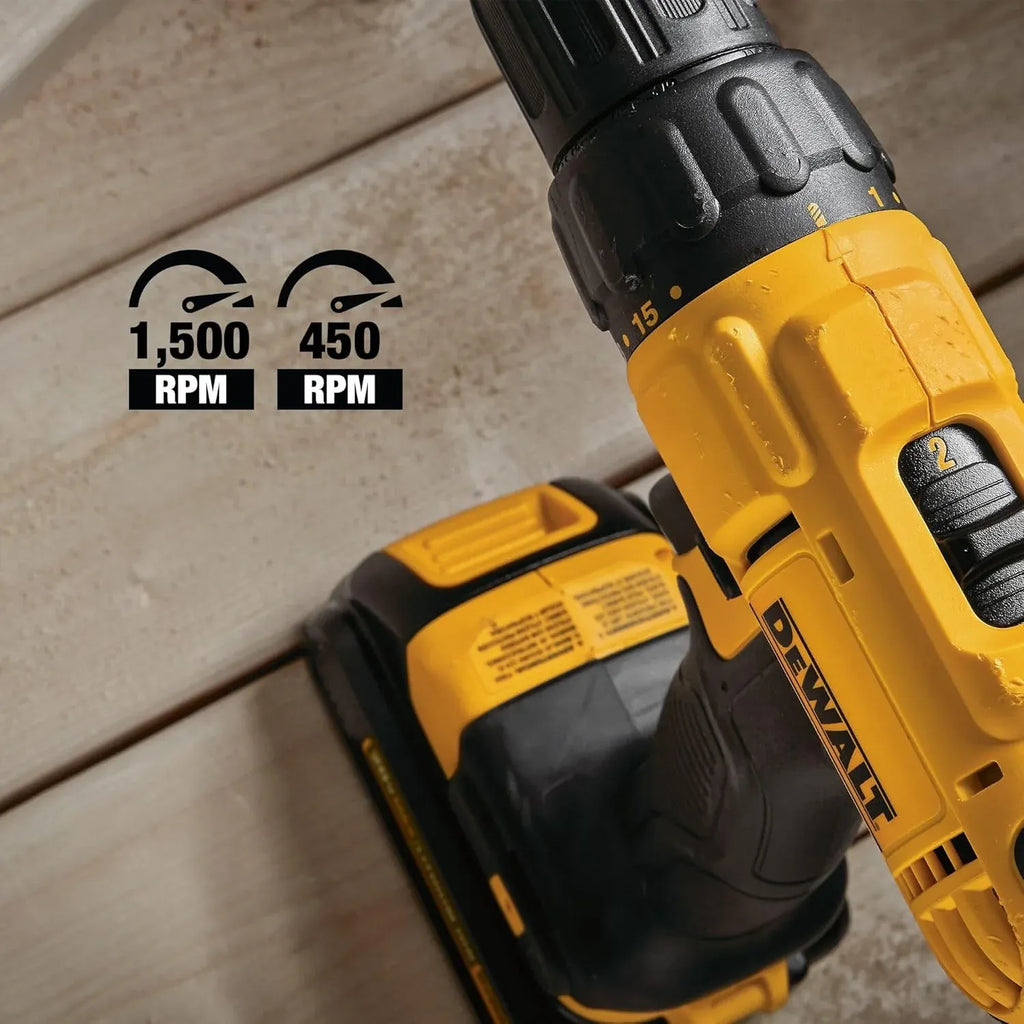 20V MAX Cordless Drill and Impact Driver, Power Tool Combo Kit with 2 Batteries and Charger (DCK240C2)