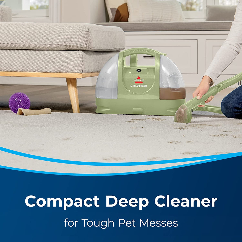 BISSELL Little Green Multi-Purpose Portable Carpet and Upholstery Cleaner， 1400B