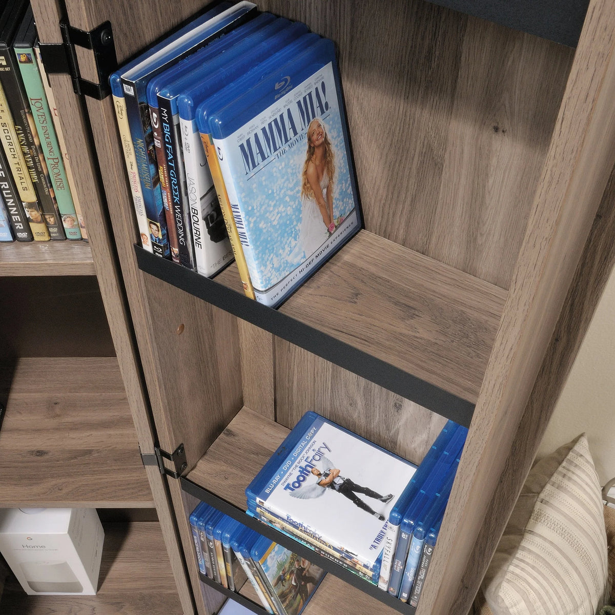 Sauder 422428 Homeplus Storage Cabinet， Salt Oak Finish