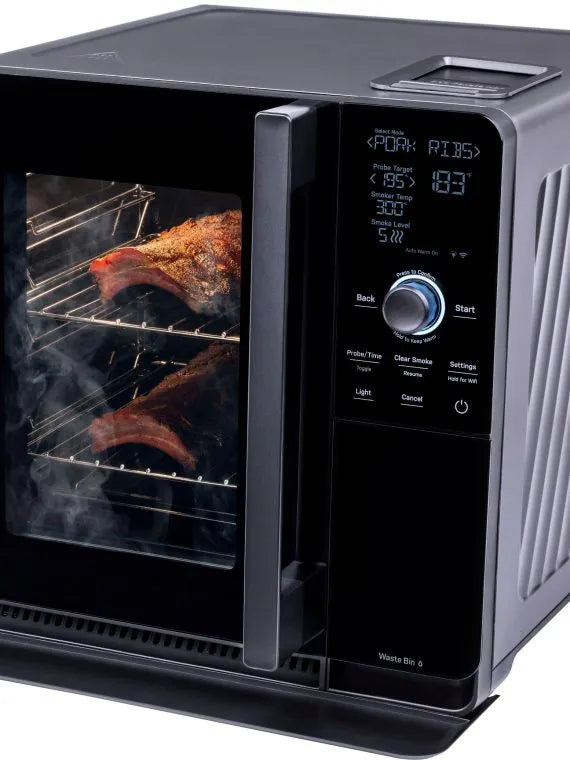 GE Profile – Smart Indoor Smoker – Black