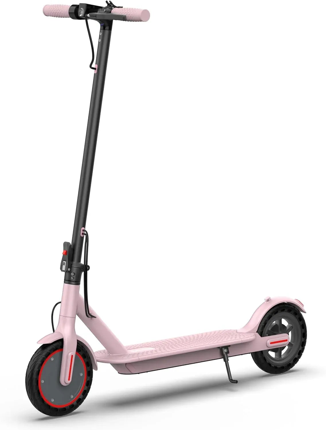 Electric Scooter - 8.5/10'' Solid Tires, 350W/500W Motor, Up to 19-22MPH and 21-24Miles Long-Range Portable Commuting Scooter for Adults with Double Braking System and App