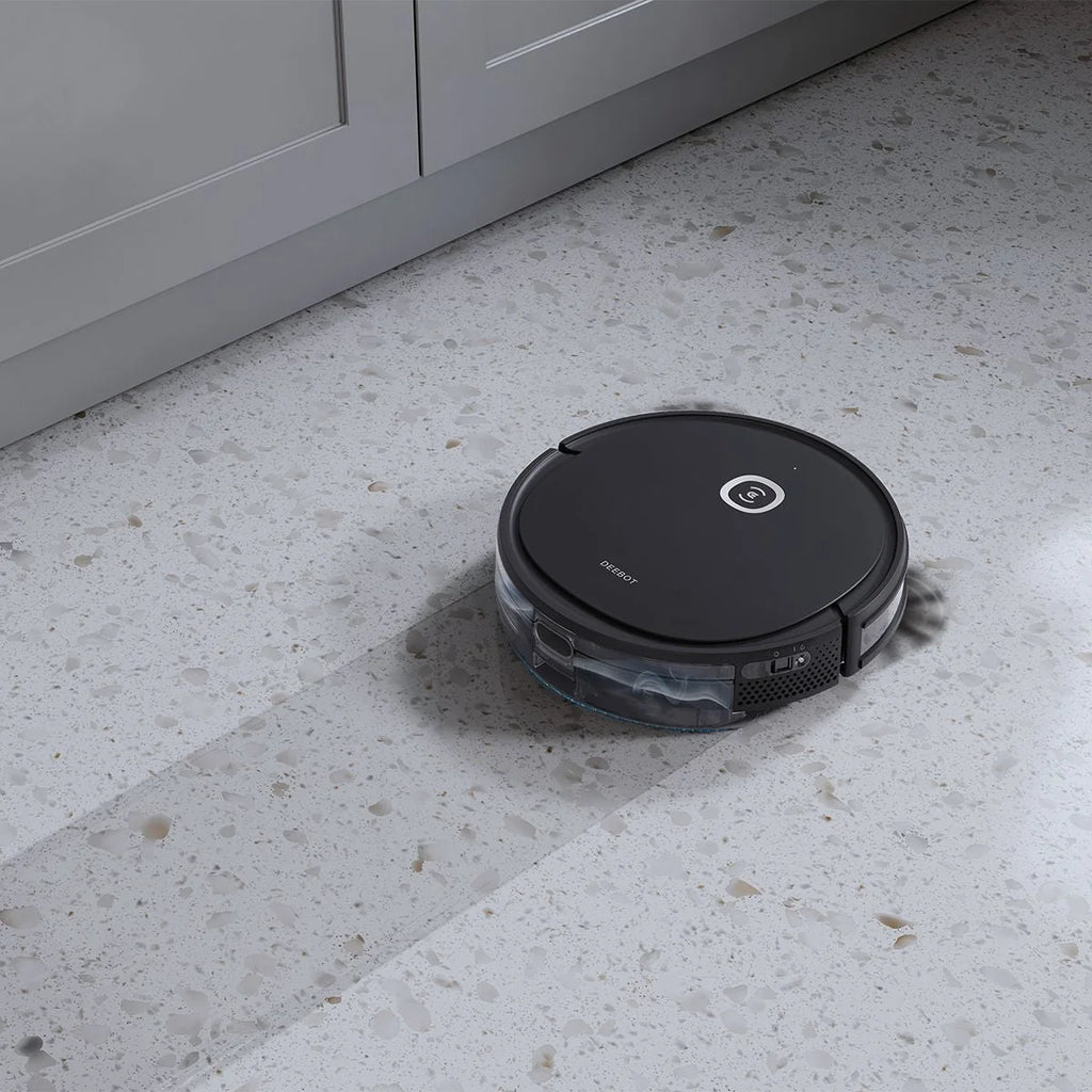 ECOVACS Robotics - DEEBOT OZMO U2 Robotic Vacuum & Mop - Black
