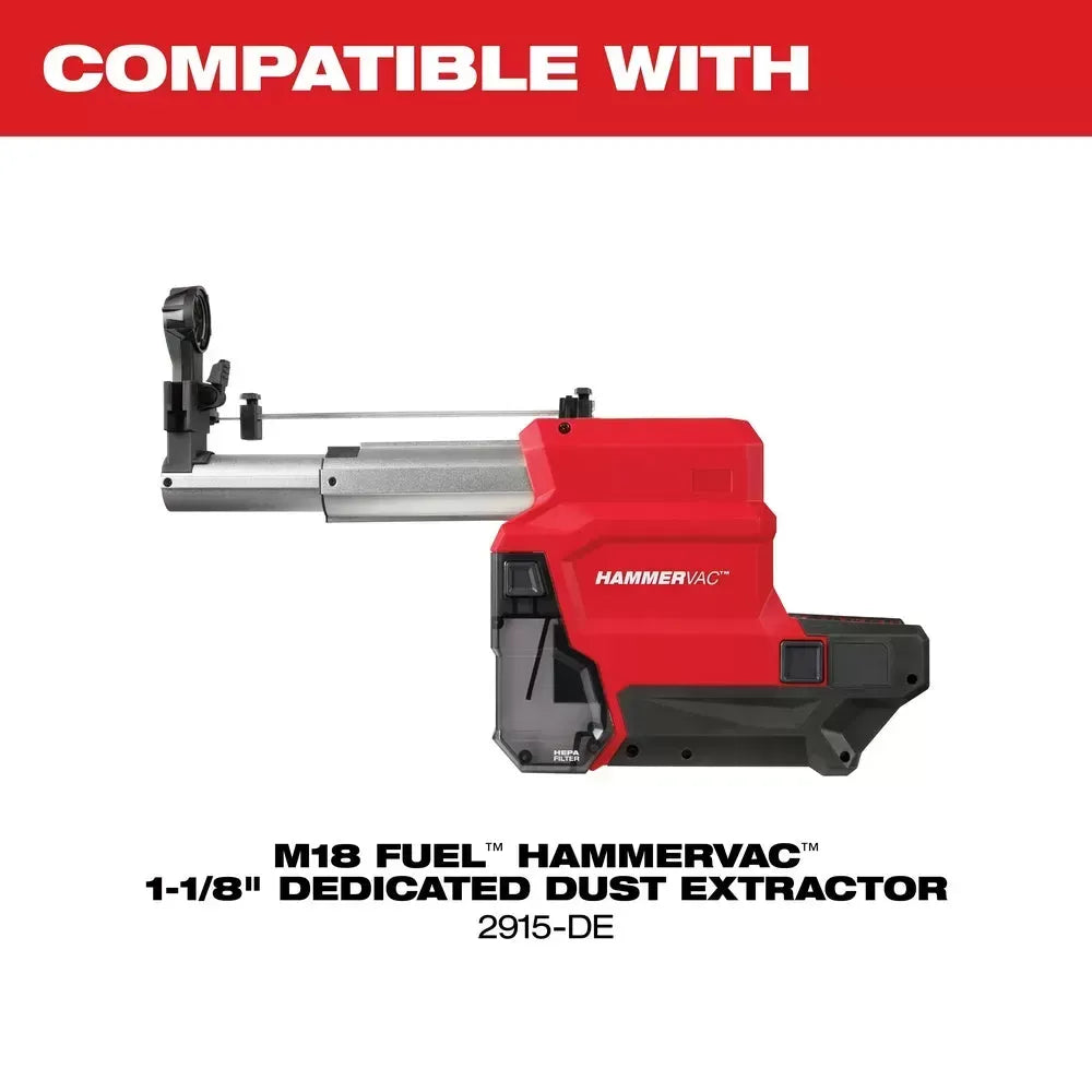 Milwaukee 2915-20 M18 FUEL 1-1/8 SDS Plus Rotary Hammer w/ ONE-KEY - Bare Tool